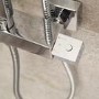 GRADE A1 - Vira Square Thermostatic Shower Set with Dual Valve