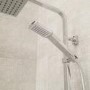 GRADE A1 - Vira Square Thermostatic Shower Set with Dual Valve