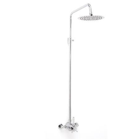 Vas Traditional Rigid Riser Shower with Valve 