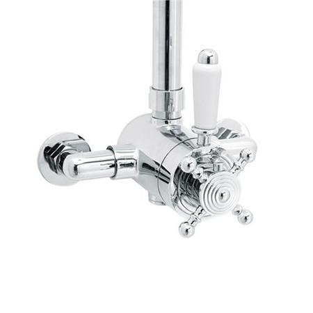 Vas Traditional Rigid Riser Shower with Valve 