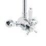 Vas Traditional Rigid Riser Shower with Valve 