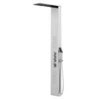 Steel Thermostatic Shower Tower Panel - Aspire Range
