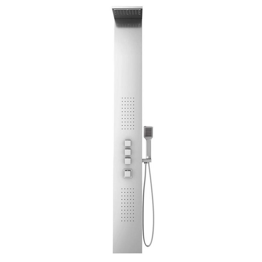 Steel Thermostatic Shower Tower Panel - Aspire Range