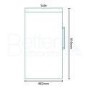 TD White 600 Vanity Unit