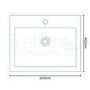 TD White 600 Vanity Unit