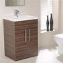 TD Walnut 600 Vanity Unit