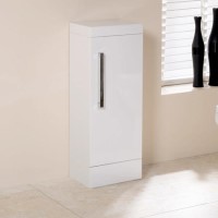 305mm Floor Standing Storage Unit - White Single Door Unit - TD Range