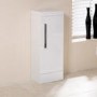305mm Floor Standing Storage Unit - White Single Door Unit - TD Range