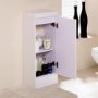 305mm Floor Standing Storage Unit - White Single Door Unit - TD Range