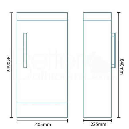 TD White 400 Storage Unit