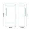 405mm Floor Standing Single Door Storage Unit Walnut- TD