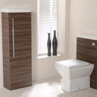 1200mm Floor Standing Single Door Cabinet Walnut - TD