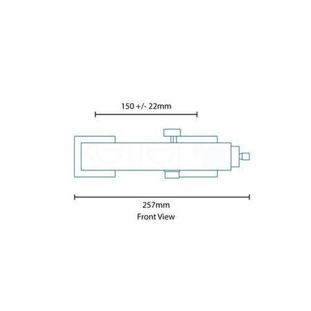 Plasma Wall Mounted Bath Shower Mixer