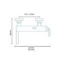 Plasma Wall Mounted Bath Shower Mixer