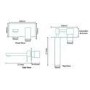 Plano Wall Mounted Basin Mixer Tap