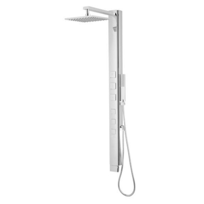 Touch Chrome Thermostatic Shower Towel Panel