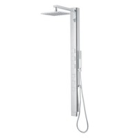 Touch Steel Thermostatic Shower Tower Panel Touch Steel Thermostatic Shower Tower Panel