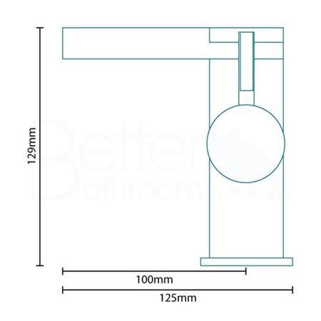Cascata Waterfall Cloakroom Basin Mono Tap
