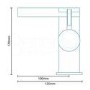 Cascata Waterfall Cloakroom Basin Mono Tap