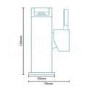 Cascata Waterfall Cloakroom Basin Mono Tap