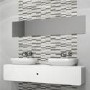 Polis Relieve Gris Wall Tile