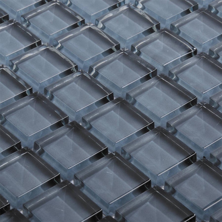 Grey Glass Wall Mosaic