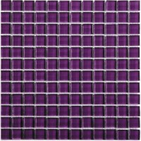 Purple Glass Wall Mosaic