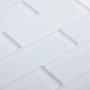 30cm x 37.5cm Polar Glass Medium Brick MosaicSheet