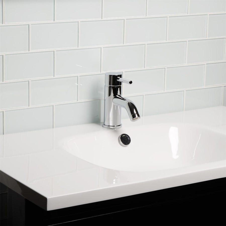 Polar Glass Large Brick Wall Mosaic