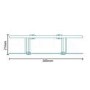 Cromo One Shelf Corner Basket