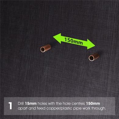 GRADE A1 - Round Bar Valve Easy Plumb Kit