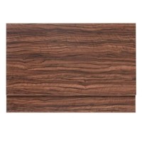 Walnut Finished 750 Height Adjustable End Panel with Plinth
