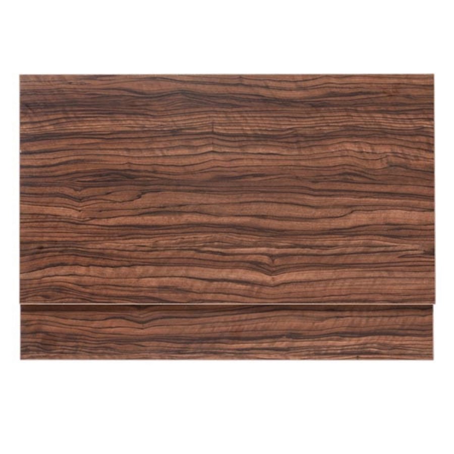 Walnut Finished 750 Height Adjustable End Panel with Plinth