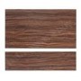 Walnut Finished 750 Height Adjustable End Panel with Plinth