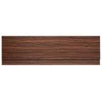 Walnut Finished 1700 Height Adjustable Panel with Plinth