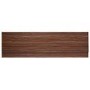 Walnut Finished 1700 Height Adjustable Panel with Plinth