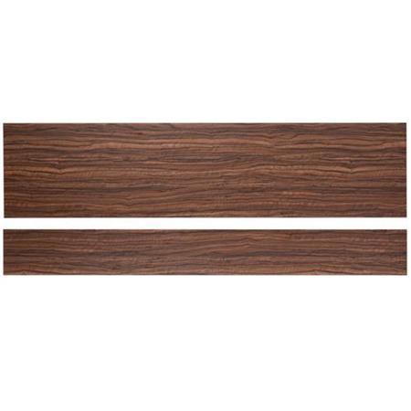 Walnut Finished 1700 Height Adjustable Panel with Plinth