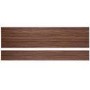 Walnut Finished 1700 Height Adjustable Panel with Plinth