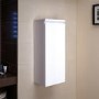 380mm Wall Hung Single Door Storage Unit White - Barcelona