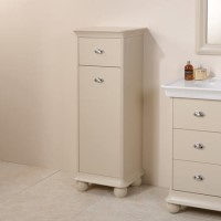 1280mm Floor Standing Storage Unit Cream - Valencia