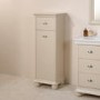 1280mm Floor Standing Storage Unit Cream - Valencia