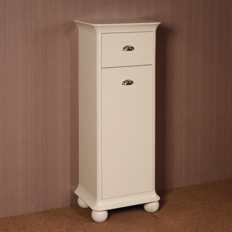 1280mm Floor Standing Storage Unit Cream - Valencia