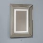 700mm Wall Hung Portrait Mirror - Illuminated LED Glass Mirror - Concavo Range