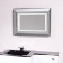 700mm Wall Hung Portrait Mirror - Illuminated LED Glass Mirror - Concavo Range