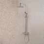 Minimalist Deluxe Star Riser Slide Shower Rail Kit With Valve 