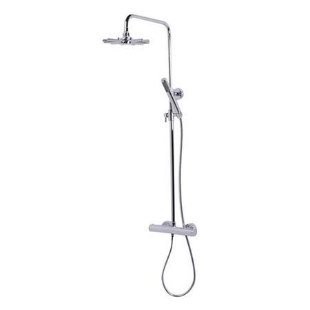 Minimalist Deluxe Star Riser Slide Shower Rail Kit With Valve 