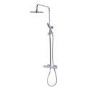 Minimalist Deluxe Star Riser Slide Shower Rail Kit With Valve 