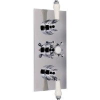 Traditional Concealed Triple Control Shower Valve