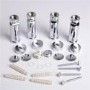 Beta Heat 760 x 500mm Straight Chrome Heated Towel Rail