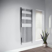 Beta Heat 1700 x 500mm Curved Chrome Heated Towel Rail
